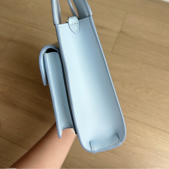 Burberry Pale Blue/Natural Pocket Bag - Picture 7 of 15